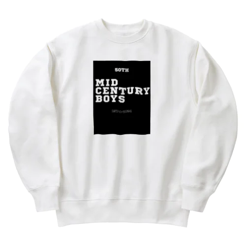 50th MID CENTURY BOYS Heavyweight Crew Neck Sweatshirt