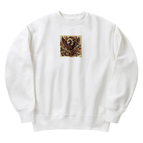 和柄　鳳凰 Heavyweight Crew Neck Sweatshirt