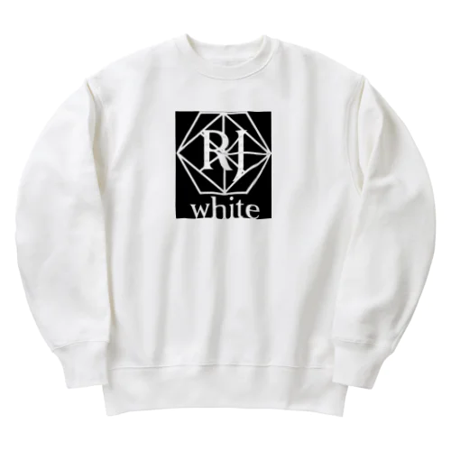 RJ.white Heavyweight Crew Neck Sweatshirt