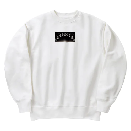 -満ち欠けのリズム- Heavyweight Crew Neck Sweatshirt