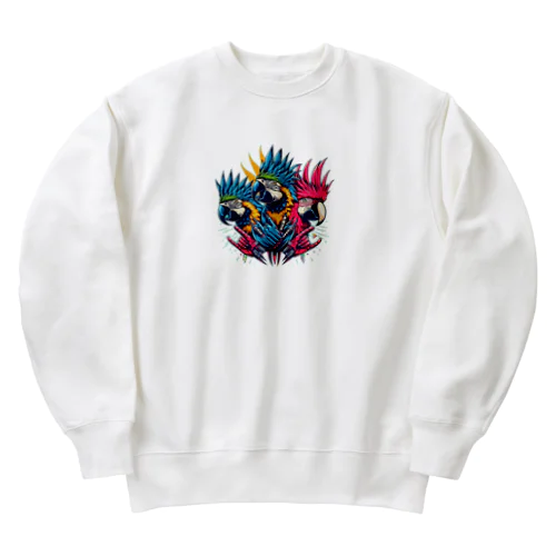 ROCKなオオム Heavyweight Crew Neck Sweatshirt