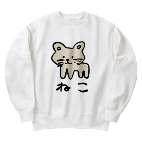 ゆるいねこちゃん Heavyweight Crew Neck Sweatshirt