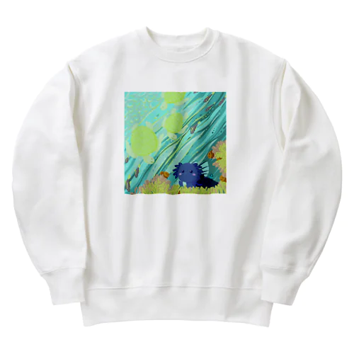 Blue submarine【コラボ作品】 Heavyweight Crew Neck Sweatshirt