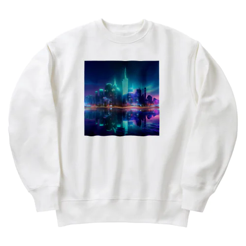 海辺の都市F Heavyweight Crew Neck Sweatshirt