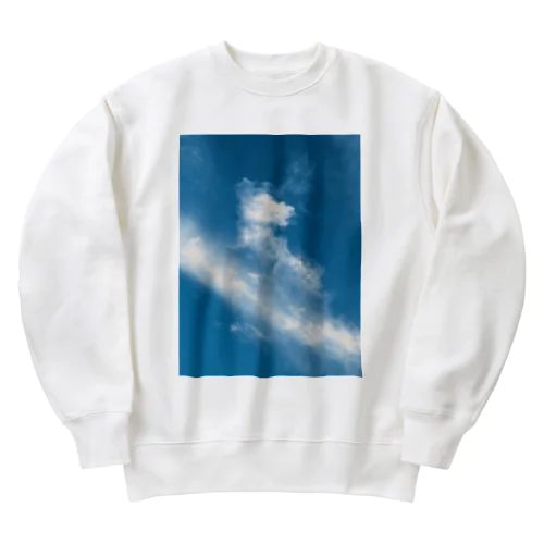 Climbing the clouds Heavyweight Crew Neck Sweatshirt