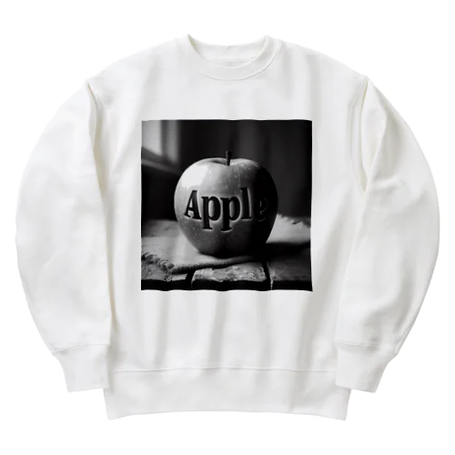 モノトーンAppleグッズ Heavyweight Crew Neck Sweatshirt