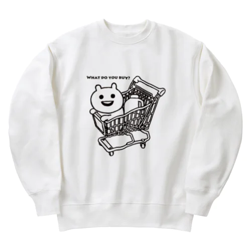 カートに乗るマエバサン Heavyweight Crew Neck Sweatshirt