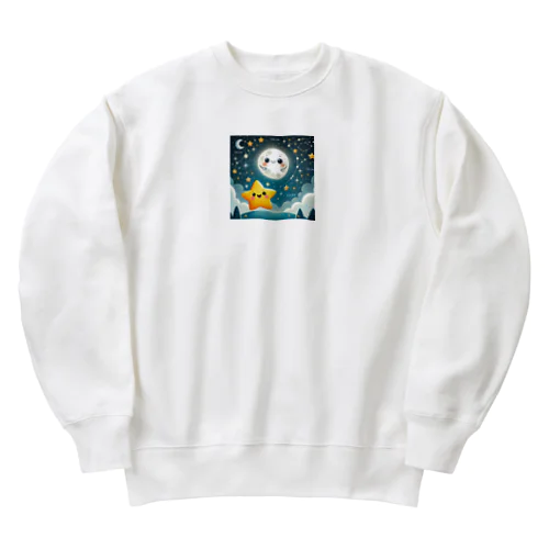 🌟きらきら星と夜空の秘密グッズコレクション✨ Heavyweight Crew Neck Sweatshirt