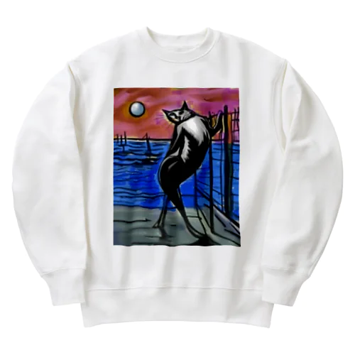 ポーズはこう？ Heavyweight Crew Neck Sweatshirt