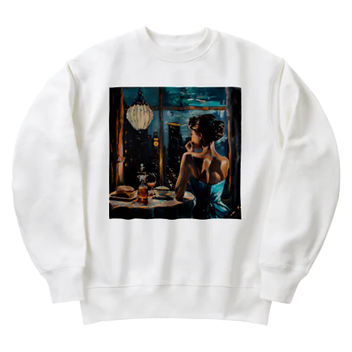 夕暮れ・寛ぎの時間　Tomoe bb 2712 Heavyweight Crew Neck Sweatshirt