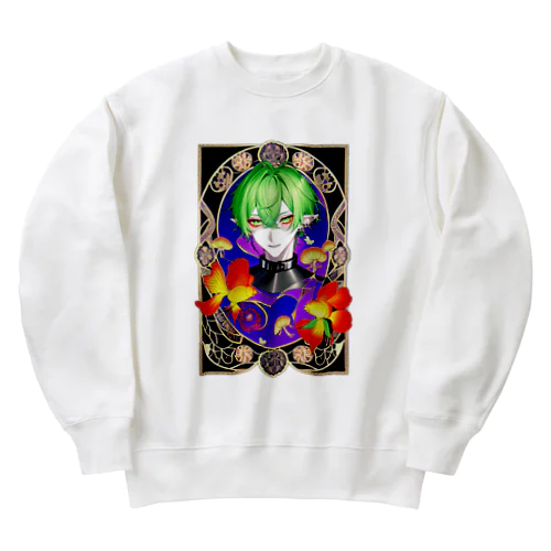 ミステリアスな悪魔 Heavyweight Crew Neck Sweatshirt