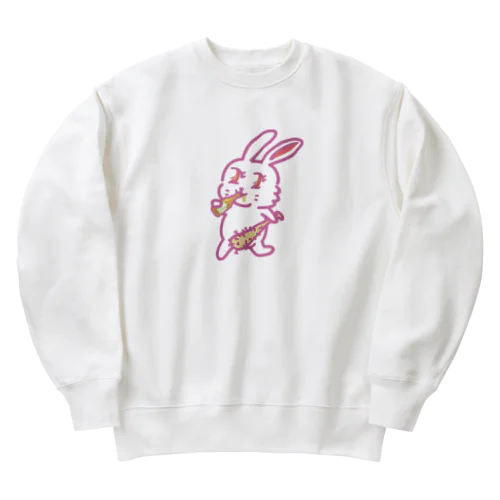 うさぎやま光一郎の町内パトロール Heavyweight Crew Neck Sweatshirt