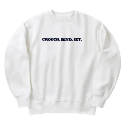 CROUCH.BIND.SET.  ラグビー  Heavyweight Crew Neck Sweatshirt