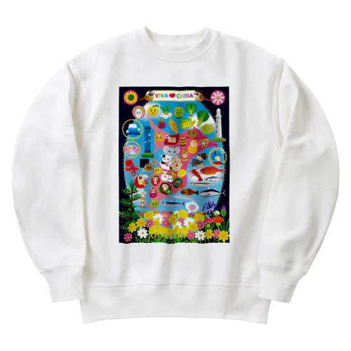 VIVA♡CHIBA Heavyweight Crew Neck Sweatshirt