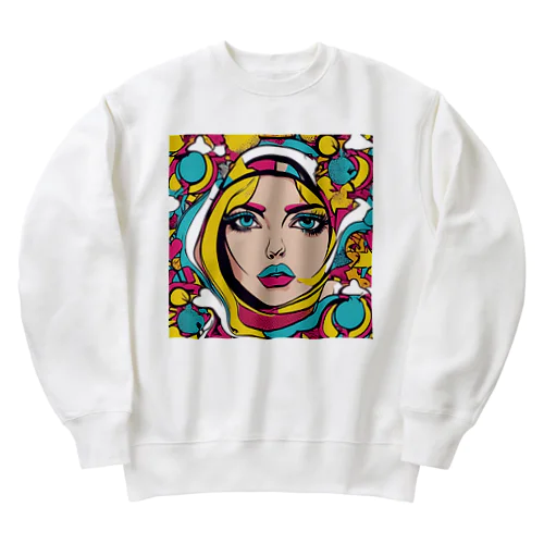 ポップアート Heavyweight Crew Neck Sweatshirt