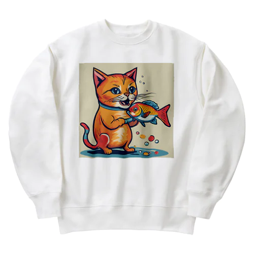 とったどー Heavyweight Crew Neck Sweatshirt