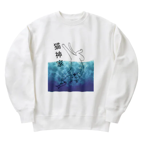 猫神家 Heavyweight Crew Neck Sweatshirt