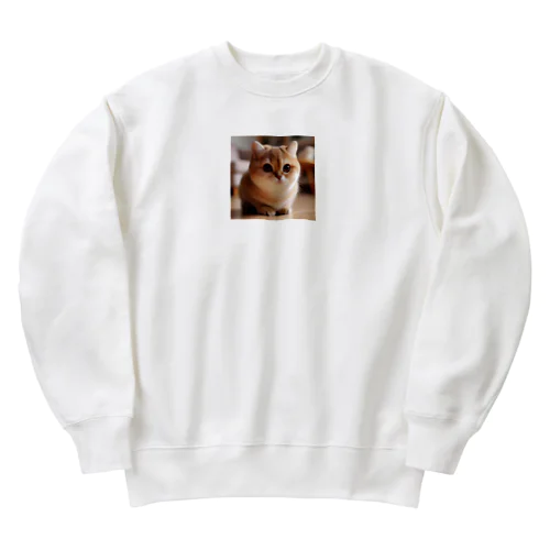 可愛いビッグアイブリティッシュグッズ Heavyweight Crew Neck Sweatshirt