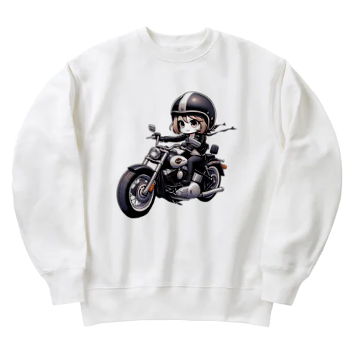 バイク女子 05 Heavyweight Crew Neck Sweatshirt