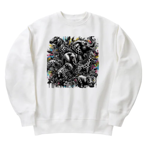 動物園 Heavyweight Crew Neck Sweatshirt