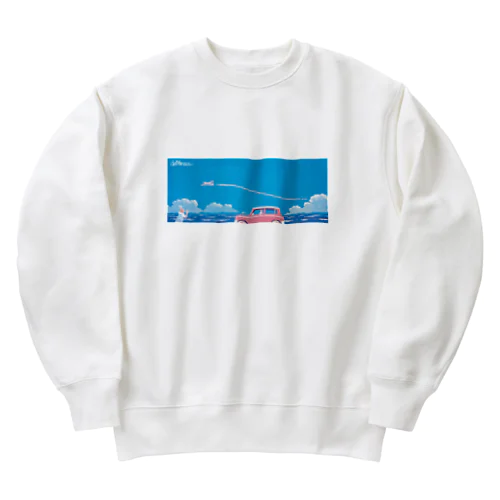 湘南ヱンヂン　ヒコーキ雲 Heavyweight Crew Neck Sweatshirt