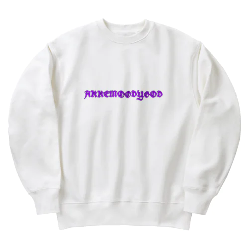 AKKEMOODYGOD (Name Logo) 3 Heavyweight Crew Neck Sweatshirt