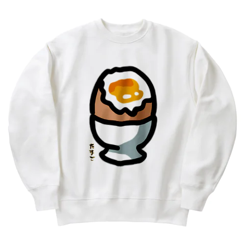 半熟玉子_240724 Heavyweight Crew Neck Sweatshirt