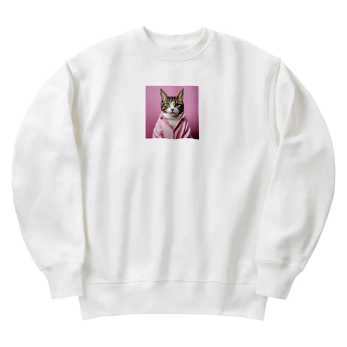 おしゃれきゃっと Heavyweight Crew Neck Sweatshirt