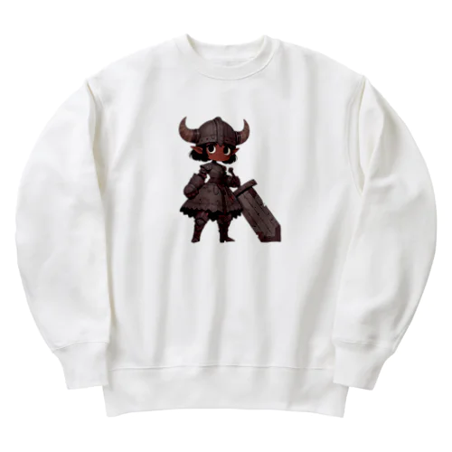 エルフの女戦士 Heavyweight Crew Neck Sweatshirt