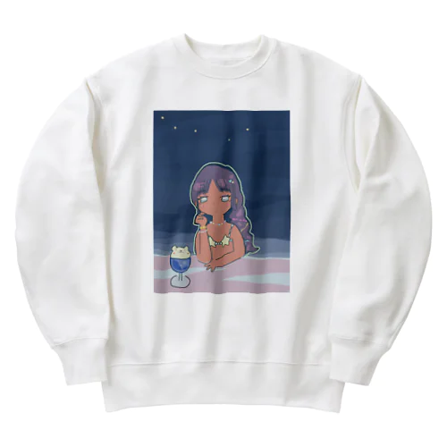 夏の思い出 Heavyweight Crew Neck Sweatshirt