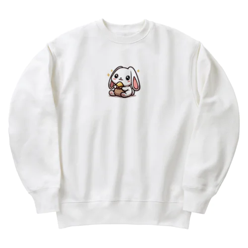 まったりうさちゃん Heavyweight Crew Neck Sweatshirt