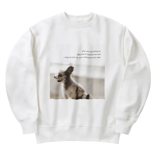 “Love Gaze” Heavyweight Crew Neck Sweatshirt