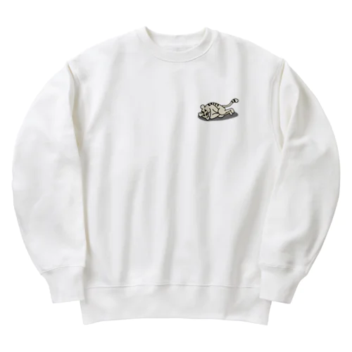 マッスルホワイト（拗ね） Heavyweight Crew Neck Sweatshirt