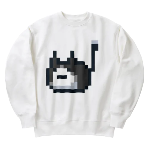 ハチワレねこさんドット（ファビコン）  Heavyweight Crew Neck Sweatshirt