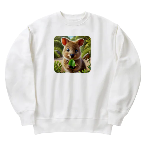 クオッカワラビー Heavyweight Crew Neck Sweatshirt