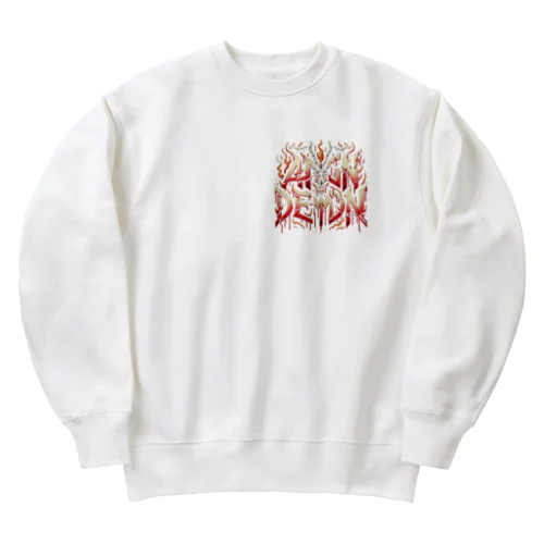 AngDemon BLOOD Heavyweight Crew Neck Sweatshirt