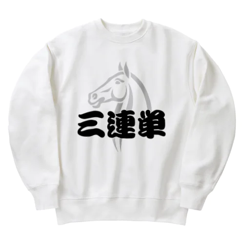 三連単 Heavyweight Crew Neck Sweatshirt