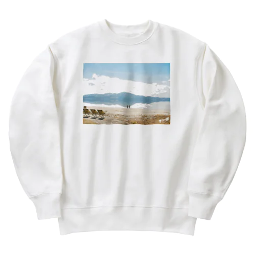 サウナ部　風景 Heavyweight Crew Neck Sweatshirt