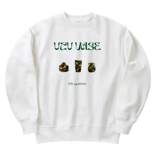渦と花瓶 Heavyweight Crew Neck Sweatshirt