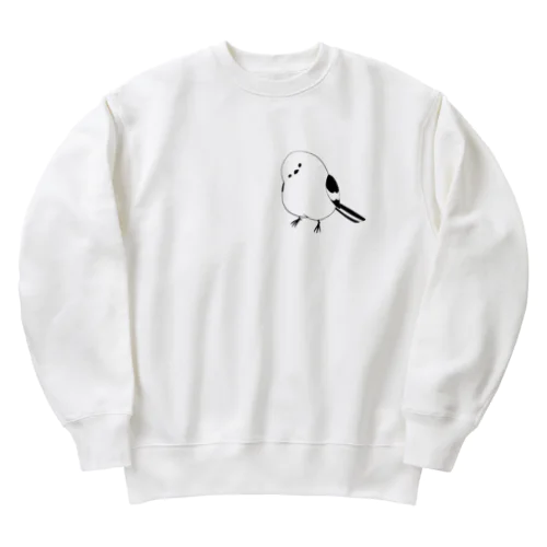 エナガのいる日常 Heavyweight Crew Neck Sweatshirt