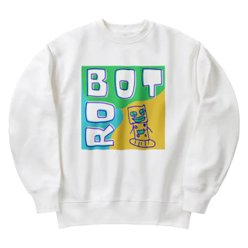 ゆるカワ革命BOT BOY Heavyweight Crew Neck Sweatshirt