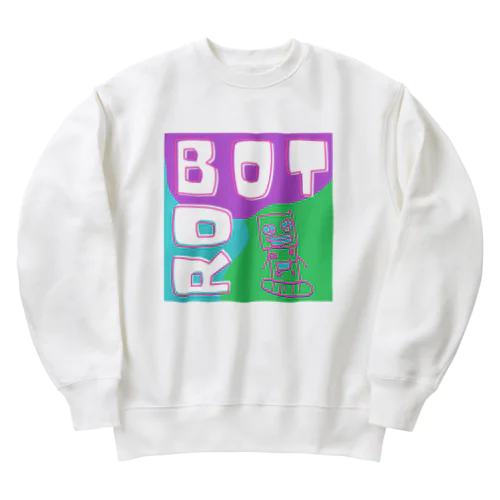 BOT BOY - Pink Pop Edition Heavyweight Crew Neck Sweatshirt