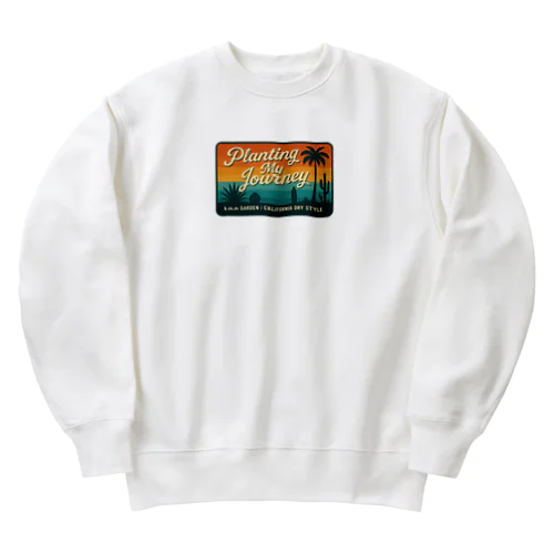 PLANTING MY JOURNEY Heavyweight Crew Neck Sweatshirt