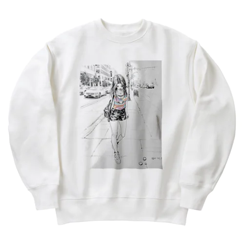 隠れた宝石を探す人 Heavyweight Crew Neck Sweatshirt