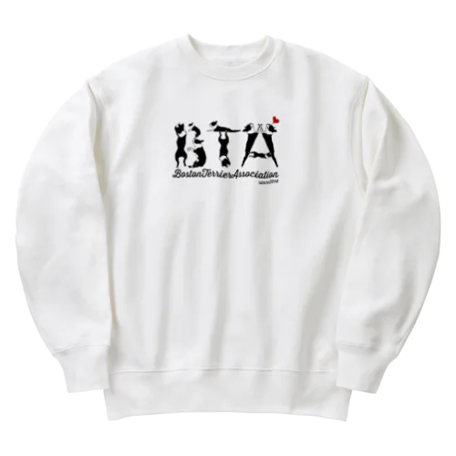 ボストンテリア同好会(BTA) Heavyweight Crew Neck Sweatshirt