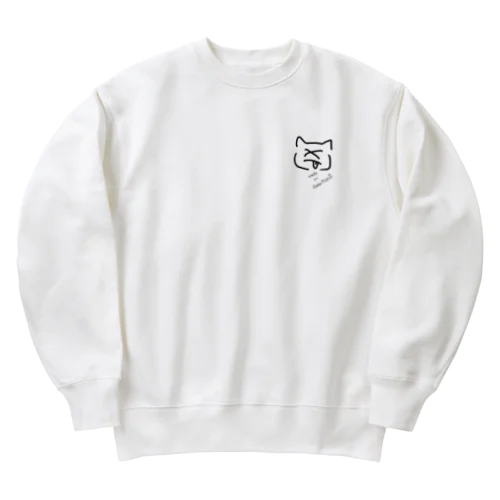 シュレーディンガーのにゃんこ🐾 Heavyweight Crew Neck Sweatshirt