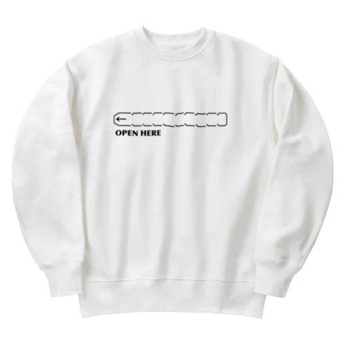 ここから開けてください Heavyweight Crew Neck Sweatshirt