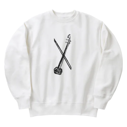 Er-hu Heavyweight Crew Neck Sweatshirt