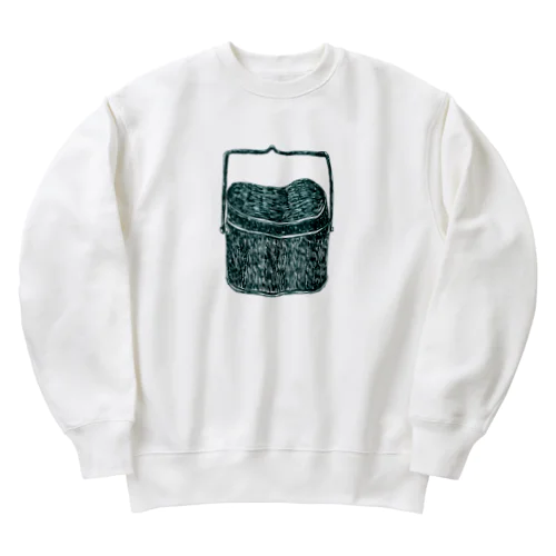 アウトドア・キャンプデザイン「飯盒＜文字なし＞」 Heavyweight Crew Neck Sweatshirt