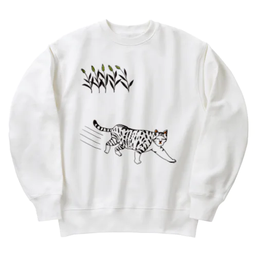 ノラ猫 Heavyweight Crew Neck Sweatshirt